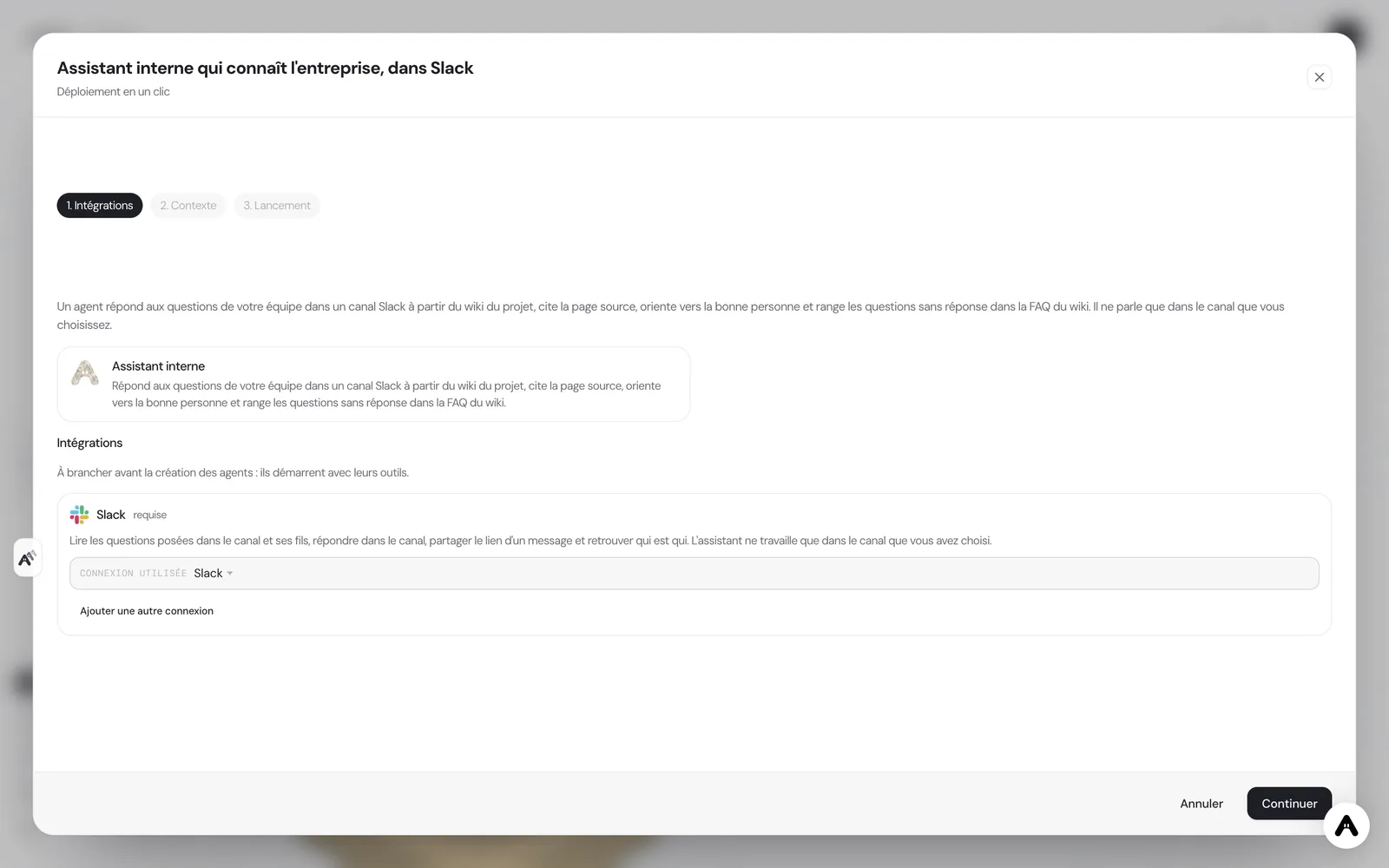 Scenario deployment window in Atako