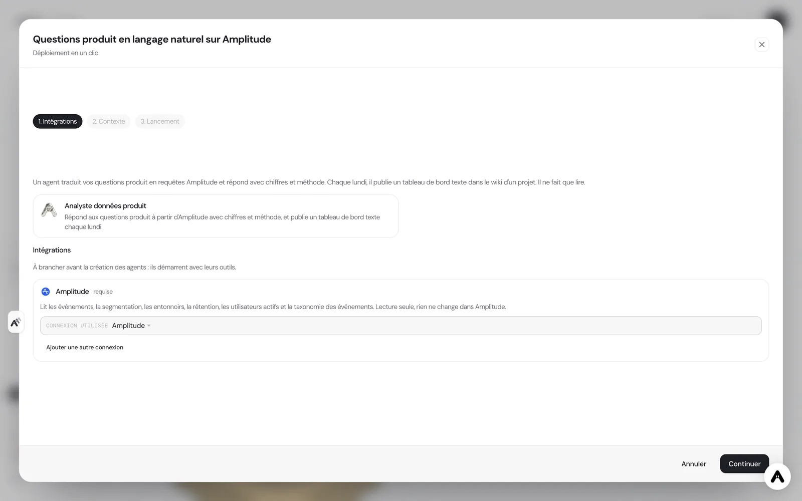 Scenario deployment window in Atako